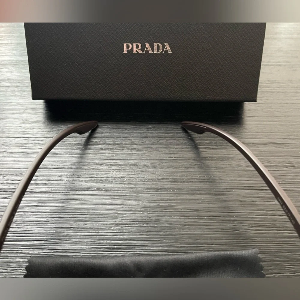 Prada Dark Brown Aviator Sunglasses